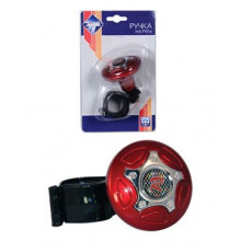 Ручка на руль Nova Bright R красный+хром