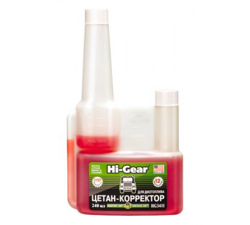 Цетан-корректор для дизельного топлива, с SMT2 240мл. Hi-Gear