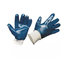 Перчатки нитриловые манжет полный двойной облив Люкс