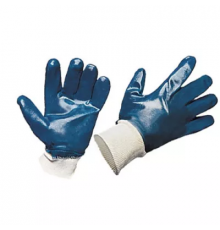 Перчатки нитриловые манжет полный двойной облив Люкс