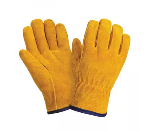 Перчатки цельноспилковые *Драйвер* цвет рыжий