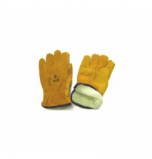 Перчатки утепленные цельноспилковые *Драйвер* стриженный мех