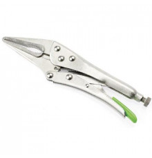 Зажим с фиксатором с удлиненными губками 220 мм ДТ