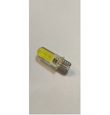 Светодиод W5W 12V W2.1х9.5d (СОВ-2F,белый,цоколь-плата,в силиконе)"ДИАЛУЧ"