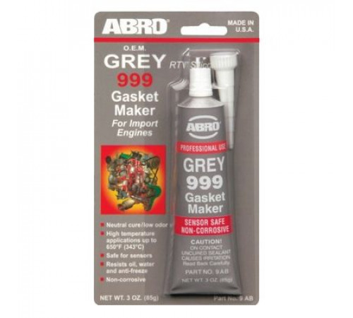 Герметик - прокладка ABRO серый 999 США 85г.