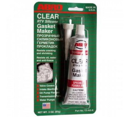 Герметик - прокладка ABRO прозрачный 85г. США