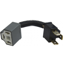 Колодка лампы H4,R2 (3конт.гнездовая,провод с колодкой штыревой(ответная гнездовой) "ДИАЛУЧ"