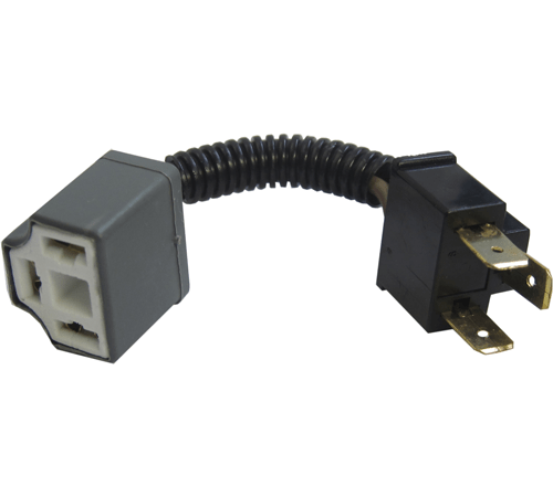 Колодка лампы H4,R2 (3конт.гнездовая,провод с колодкой штыревой(ответная гнездовой) "ДИАЛУЧ"