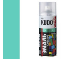 Краска универсальная бирюзовая RAL-5018 KUDO аэрозоль 520мл