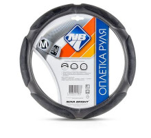 Оплетка на руль Nova Bright-fusion М спонжевая черная