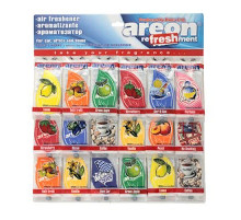 Ароматизатор AREON бумажный CLASSIC REFRESHMENT планшет (Цена за лист - 72шт) ~