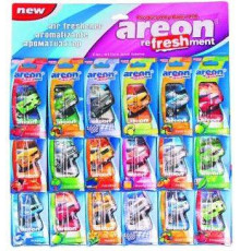 Ароматизатор AREON REFRESHMENT LIQUID планшет AUTO гелевый (Цена за лист - 18шт*8мл) ~