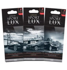 Ароматизатор AREON LUX SPORT бумажный (Цена за лист - 72шт) ~