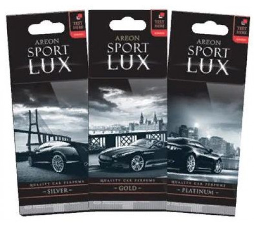 Ароматизатор AREON LUX SPORT бумажный (Цена за лист - 72шт) ~