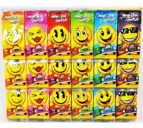 Ароматизатор AREON SMILE RING (Цена за лист -72шт) бумажный ~