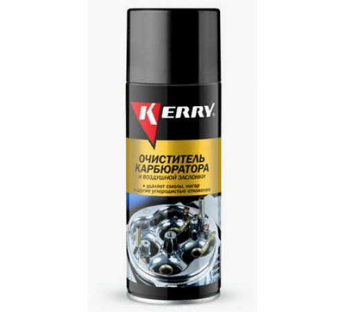 Очиститель карбюратора и возд. заслонки 520 мл. аэрозоль KERRY @