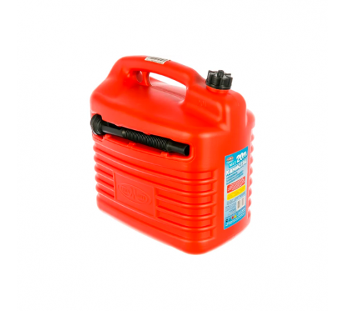 Канистра для ГСМ  20л. пластик (с заливным устройством) Мамонт