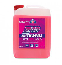 Антифриз, готовый к применению, красный, -40С, 10 кг, G-12++ ЧЗ