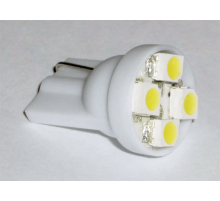 Светодиод W5W 12V 9SMD W2.1x9.5d белый ЛДД003-9-W