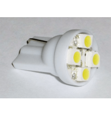 Светодиод W5W 12V 9SMD W2.1x9.5d белый ЛДД003-9-W