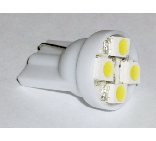 Светодиод W5W 12V 9SMD W2.1x9.5d белый ЛДД003-9-W