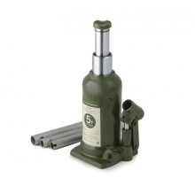 Домкрат гидравлический бутылочный двухштоковый 5 тонн, 222-500 мм ДТ