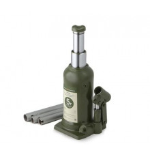 Домкрат гидравлический бутылочный двухштоковый 5 тонн, 222-500 мм ДТ