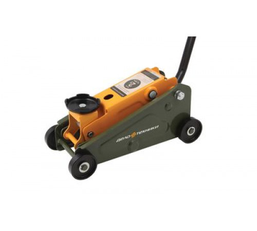 Домкрат гидравлический подкатной 2т 145-400 мм, в кейсе ДТ