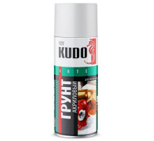 Грунт универсальный акриловый серый KUDO аэрозоль 520мл