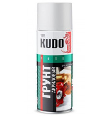 Грунт универсальный акриловый серый KUDO аэрозоль 520мл