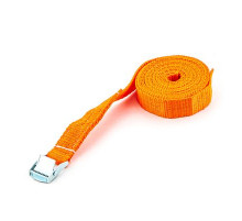 РЕМЕНЬ КРЕПЛЕНИЯ ГРУЗА ZIZAY лента 25мм, 3 метра, 250 кг, механизм пряжка с фиксатором 2,5м комплект