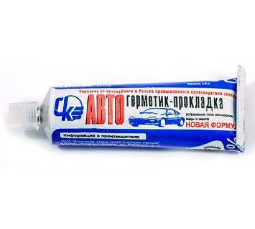 Герметик - прокладка 180г.ПОЛИСИЛ (г. Казань) термостойкий силиконовый