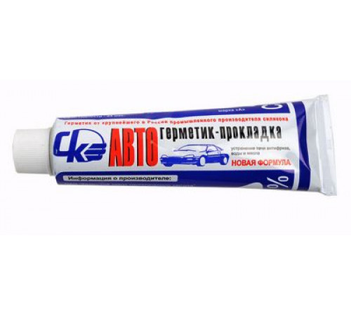 Герметик - прокладка 60г.ПОЛИСИЛ (г. Казань) термостойкий силиконовый