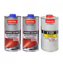 ЛАК NOVOL акриловый 530 2+1 матовый + отвердитель 1л+0,5л. 2+1