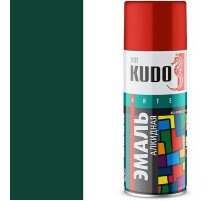 Краска универсальная Глубоко-зеленая RAL-6005 KUDO аэрозоль 520мл