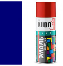 Краска универсальная Ультрамариново-синий RAL-5002 KUDO аэрозоль 520мл