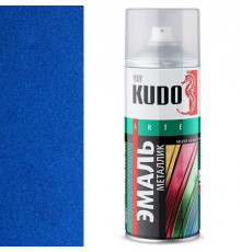 Краска универсальная Ультрамарин металлик KUDO аэрозоль 520мл