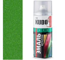 Краска универсальная Зеленый металлик KUDO аэрозоль 520мл