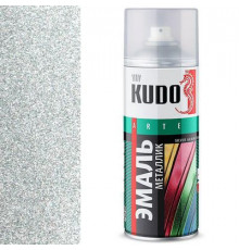 Краска универсальная Серебристый кварц металлик KUDO аэрозоль 520мл