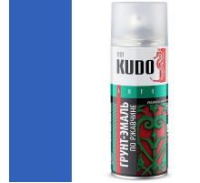 Грунт-эмаль по ржавчине голубая RAL 5015 KUDO аэрозоль 520мл.
