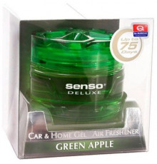 Ароматизатор Др.Маркус SENSO Deluxe в банке гелевый Green Apple ~