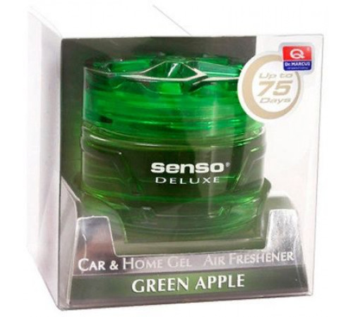 Ароматизатор Др.Маркус SENSO Deluxe в банке гелевый Green Apple ~