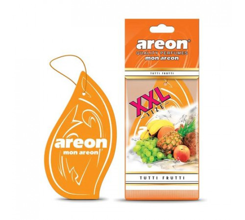 Ароматизатор AREON бумажный MON XXL Tutti Frutti(Тутти Фрутти)~