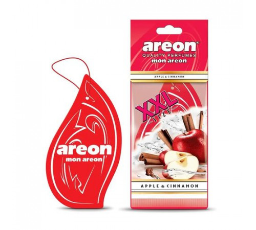 Ароматизатор AREON бумажный MON XXL Apple&Cinnamon(Яблоко и Корицей)~