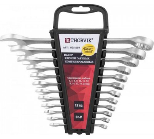 Набор ключей комб. 12 шт. серии ARC холдер, 6-22 мм / THORVIK