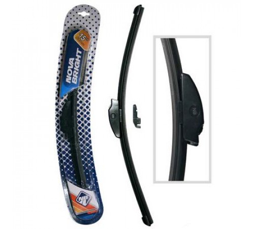 Щетка стеклоочистителя бескаркасная Nova Bright 710мм/28 (блистер) _