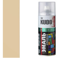 Краска универсальная бежевая KUDO аэрозоль 520мл