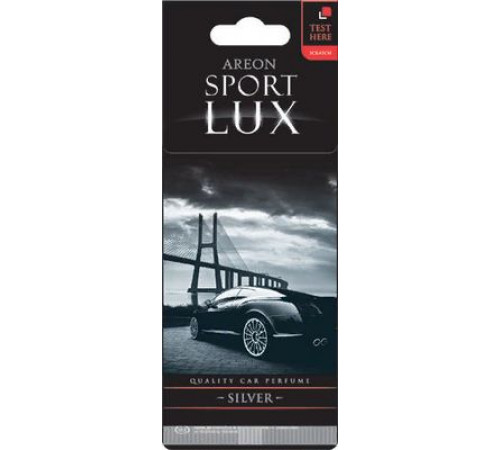 Ароматизатор AREON LUX SPORT SILVER бумажный 704-411-3S ~