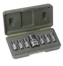 Набор вставок 07пр. TORX 3/8 30мм ДТ
