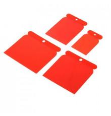 Шпатели пластиковые,набор 4шт (50,80,100,120мм)